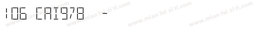 106 CAI978常规字体转换